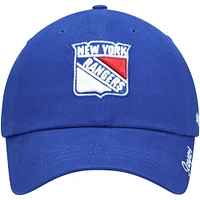 Casquette réglable bleue New York Rangers Team Miata Clean Up '47 pour femmes