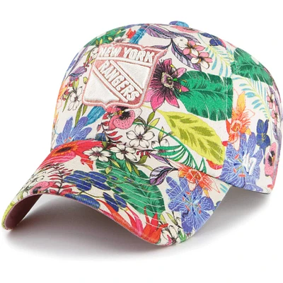 Women's '47 Cream New York Rangers Pollinator Clean Up Adjustable Hat