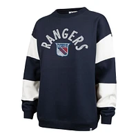 Sweat-shirt à capuche Eephus Barred bleu marine '47 pour femme des New York Rangers