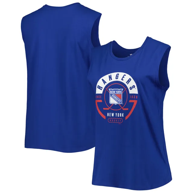 Women's Red Texas Rangers Plus Size Ringer Racerback Tank Top