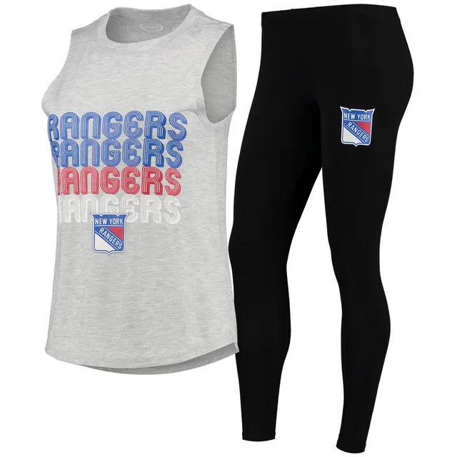 Women's Heathered Royal Texas Rangers Stadium Filled Tank Top