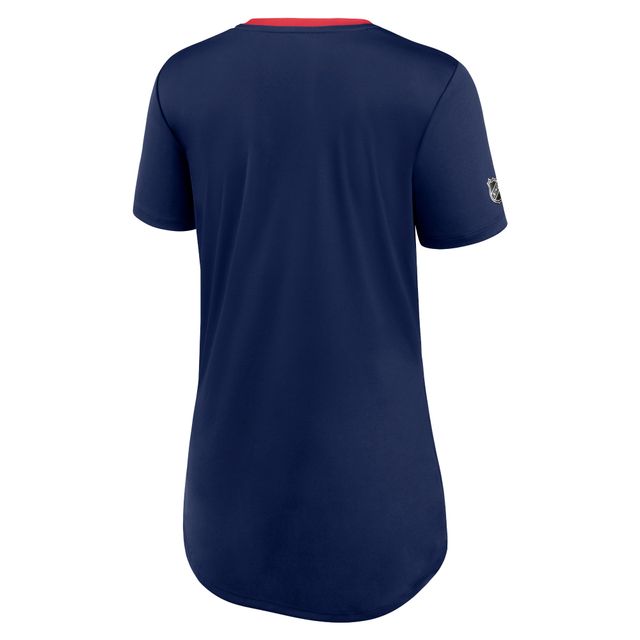 New York Rangers Fanatics Branded Authentic Pro Primary Replen Long Sleeve  T-Shirt - Navy
