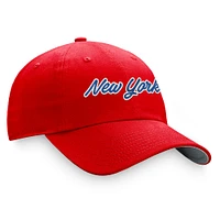 Women's Fanatics Red  New York Rangers Breakaway Adjustable Hat