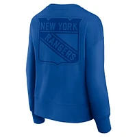 Women's Fanatics  Royal New York Rangers Elements Flow Pullover Sweatshirt