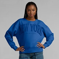 Women's Fanatics  Royal New York Rangers Elements Flow Pullover Sweatshirt