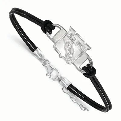 New York Rangers Women's Leather Bracelet