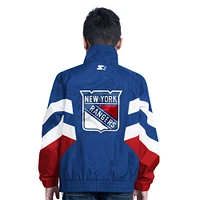Youth Starter  Royal New York Rangers Prospect Half-Zip Pullover Top