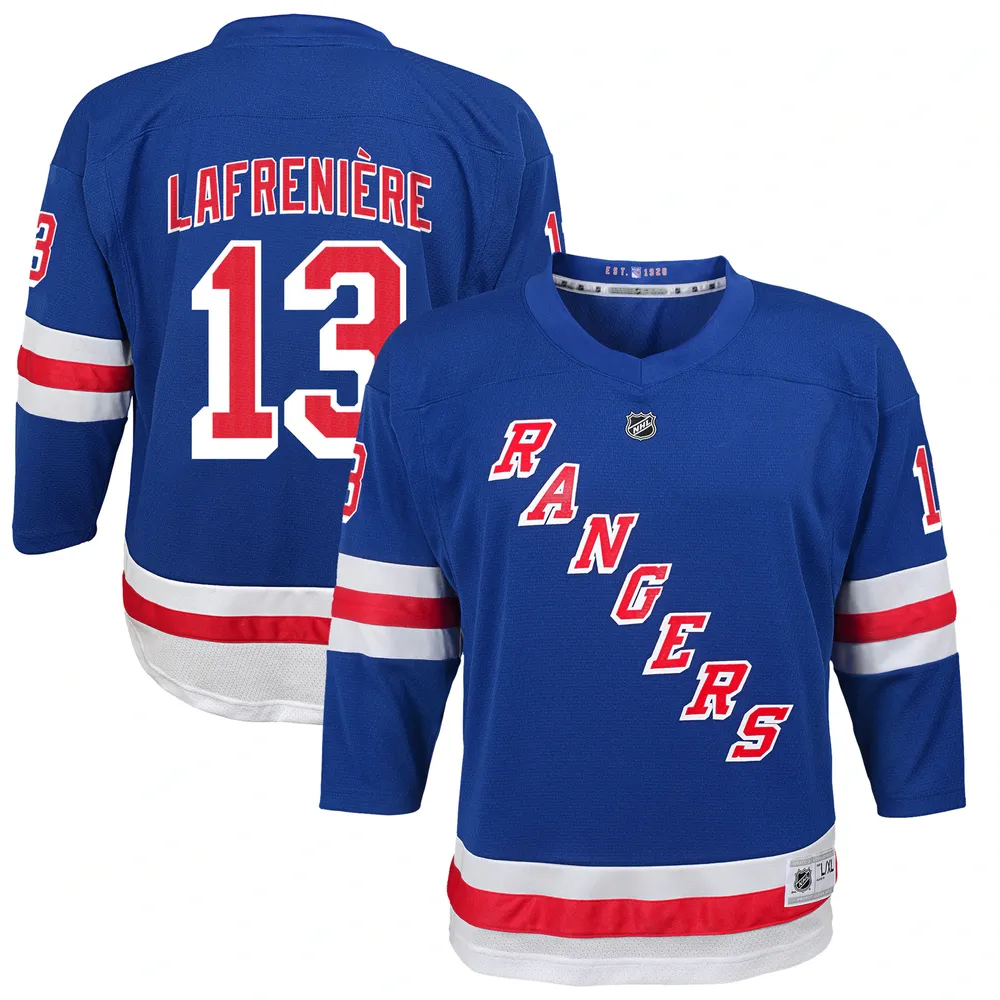 Alexis Lafreniere Blue New York Rangers Autographed Adidas Authentic Jersey - Upper Deck
