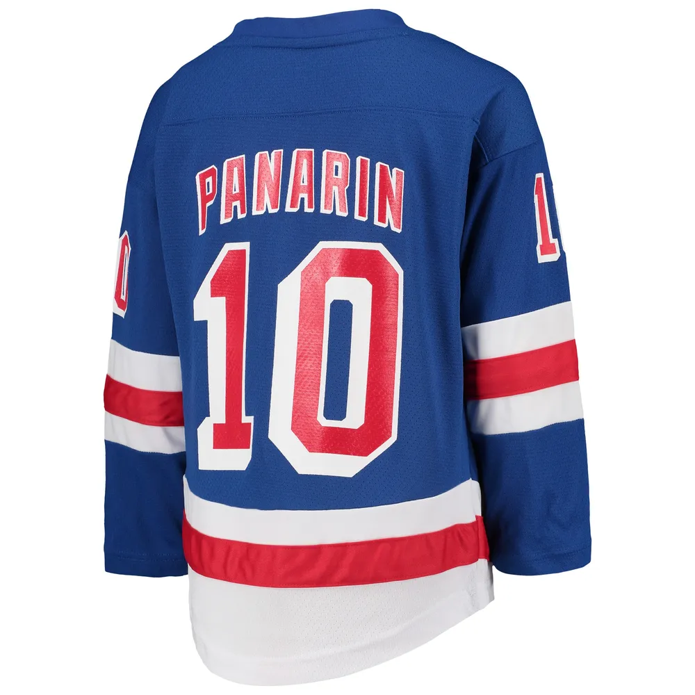 Maillot de joueur réplique à domicile des Rangers New York bleu Artemi Panarin pour jeunes