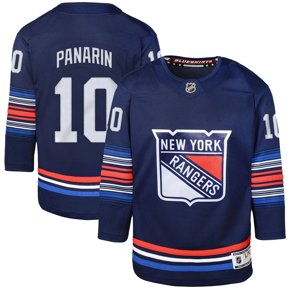 Maillot de joueur alternatif des Rangers New York la marine Artemi Panarin pour jeunes