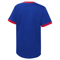 T-shirt bleu pour jeunes des Rangers de New York Ice City