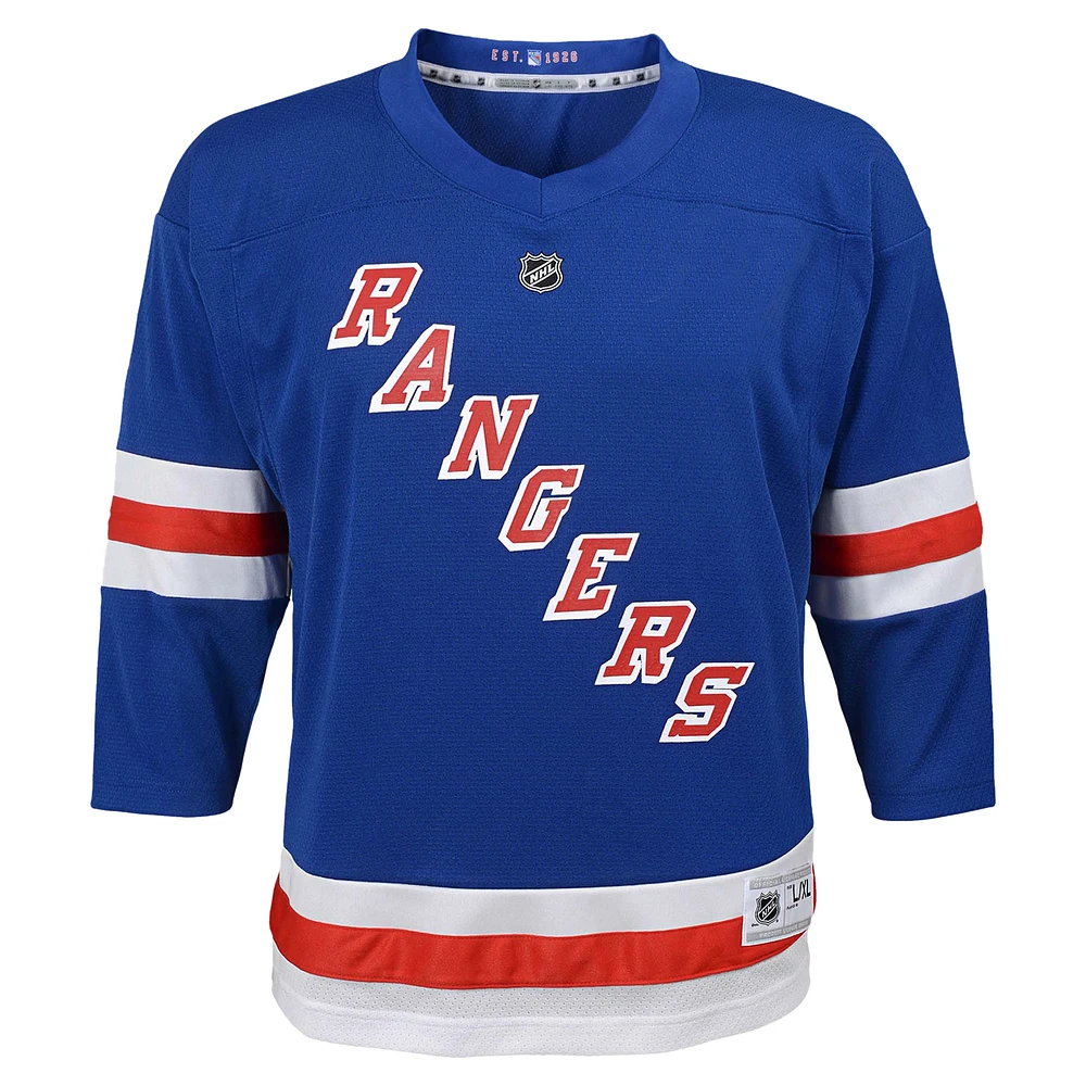 Maillot réplique bleu pour jeunes des Rangers de New York