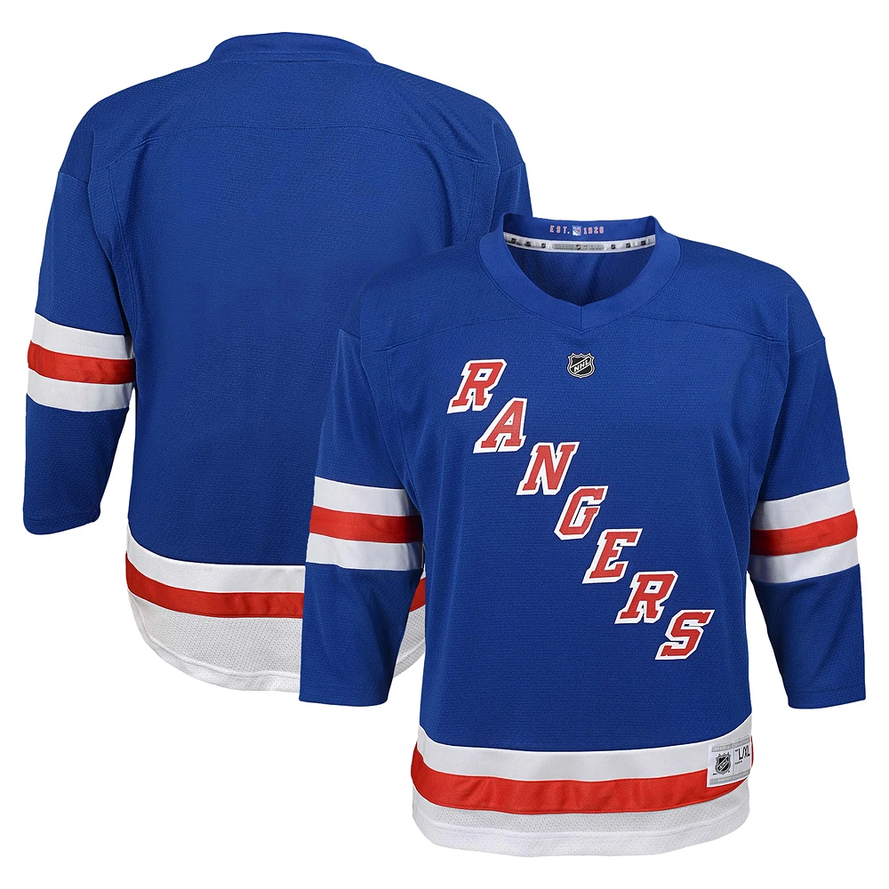 Maillot réplique bleu pour jeunes des Rangers de New York