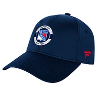 Youth Fanatics Royal New York Rangers Authentic Pro Training Camp Stretch Fit Hat