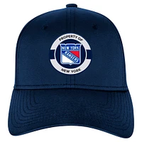 Casquette extensible authentique pour camp d'entraînement professionnel des Royal New York Rangers pour jeunes