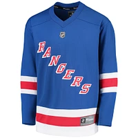 Youth Fanatics Royal New York Rangers Home Replica Blank Jersey