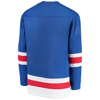 Youth Fanatics Royal New York Rangers Home Replica Blank Jersey