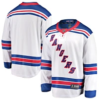 Youth Fanatics White New York Rangers Away Breakaway Jersey