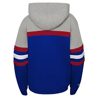 Chandail à capuchon gris Mitchell & Ness pour entraîneur-chef des Rangers de New York jeunes