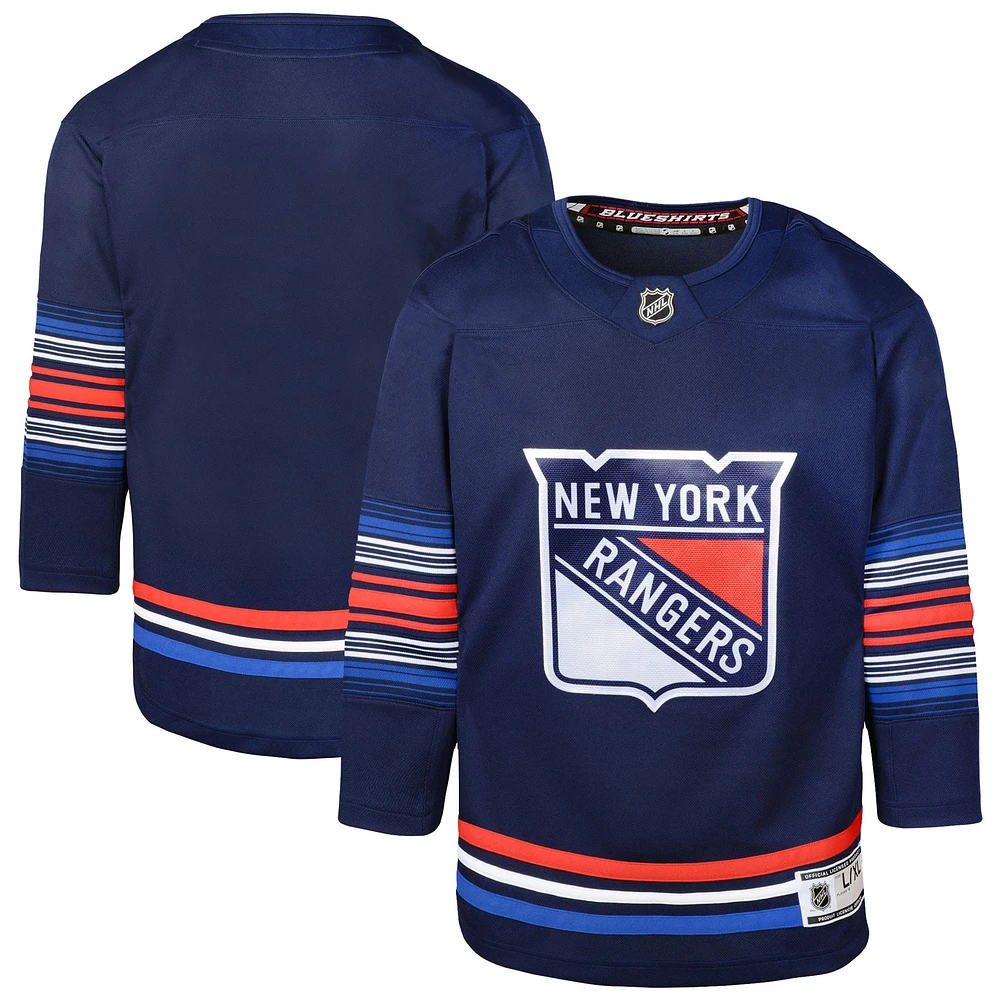 Maillot Premier Alternatif des Rangers de New York la Marine pour Jeunes