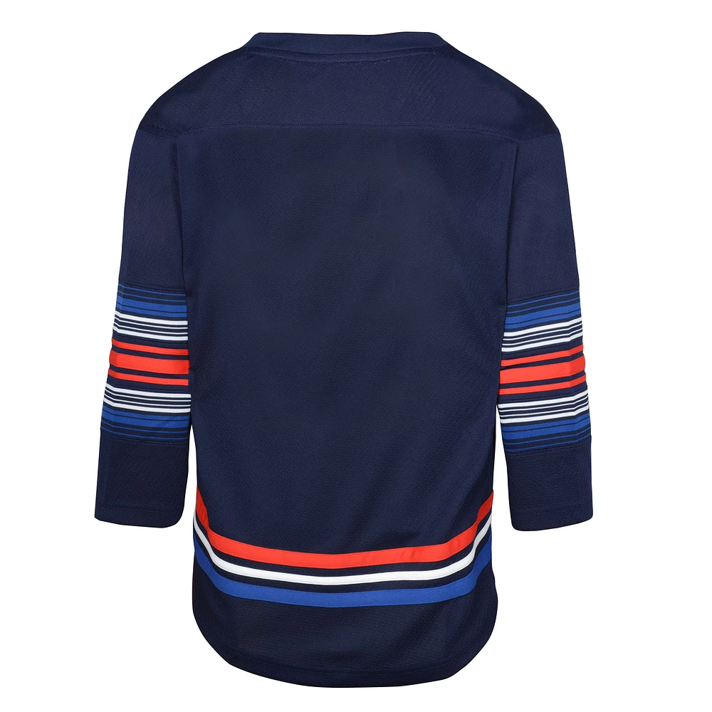 Maillot de réplique alternative des Rangers New York pour jeunes, bleu marine