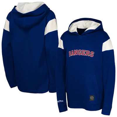 Sweat à capuche léger et thermique pour jeunes New York Rangers de la marine