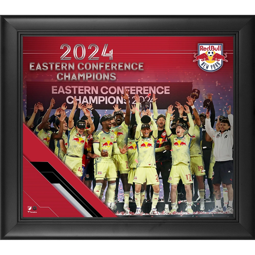 Fanatics Authentic New York Red Bulls 2024 MLS Eastern Conference Champions Framed 15" x 17" Collage
