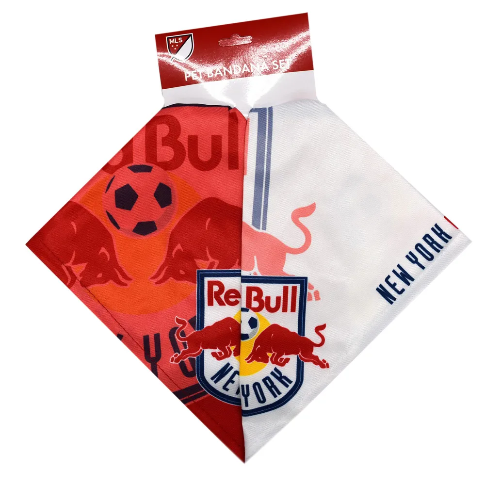 Lot de deux bandanas pour animaux Little Earth New York Red Bulls