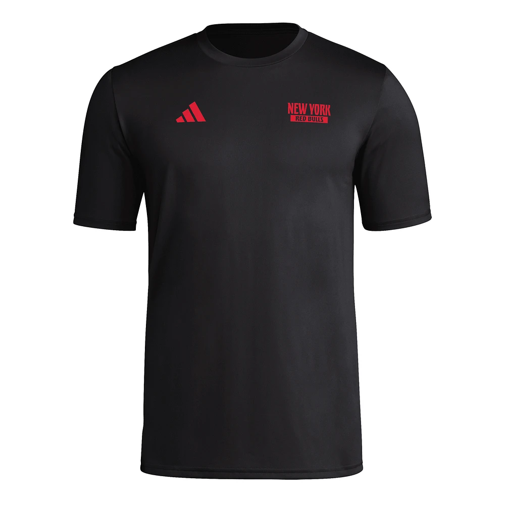 Men's adidas Black New York Red Bulls Local Wrap T-Shirt