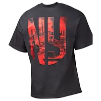 T-shirt noir pour homme avec logo sportif Suède New York Red Bulls Hometown