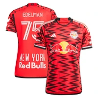 Maillot de joueur authentique adidas Daniel Edelman rouge New York Red Bulls 2024 Legacy pour homme