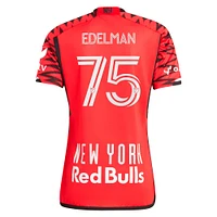 Maillot de joueur authentique adidas Daniel Edelman rouge New York Red Bulls 2024 Legacy pour homme