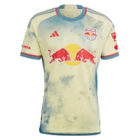 Men's adidas Daniel Edelman Yellow New York Red Bulls 2023 Patrick Kit Authentic Jersey