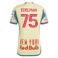 Men's adidas Daniel Edelman Yellow New York Red Bulls 2023 Patrick Kit Authentic Jersey