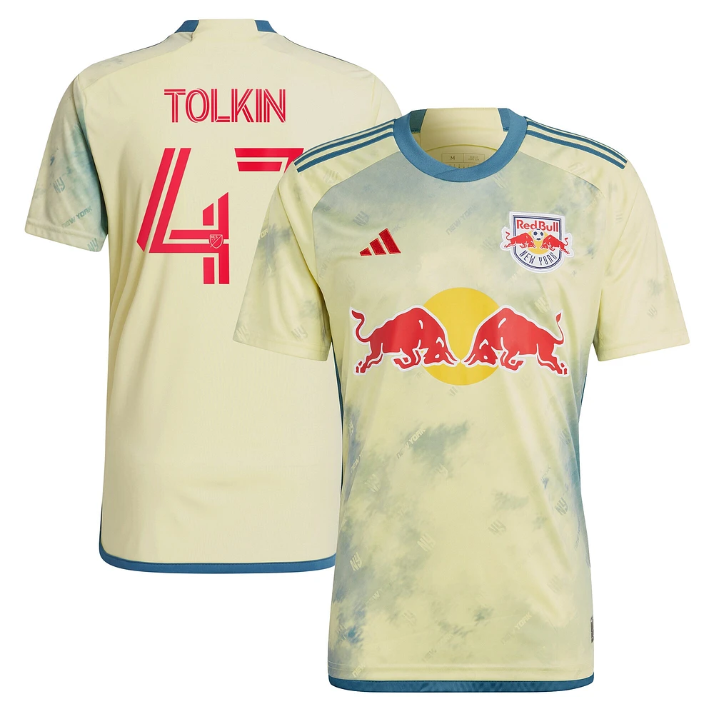 Réplique du kit New York Red Bulls 2023 Daniel Patrick adidas John Tolkin pour homme