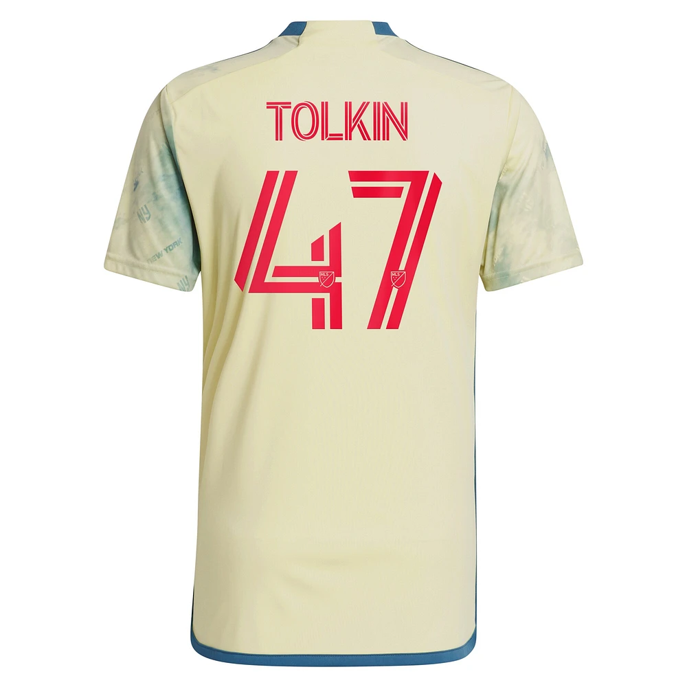 Réplique du kit New York Red Bulls 2023 Daniel Patrick adidas John Tolkin pour homme