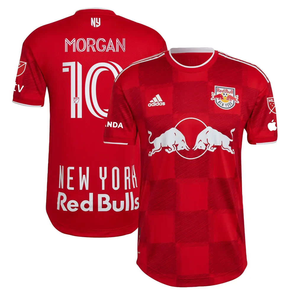 Men's New York Red Bulls Lewis Morgan adidas Red 2023 1Ritmo Authentic  Player Jersey