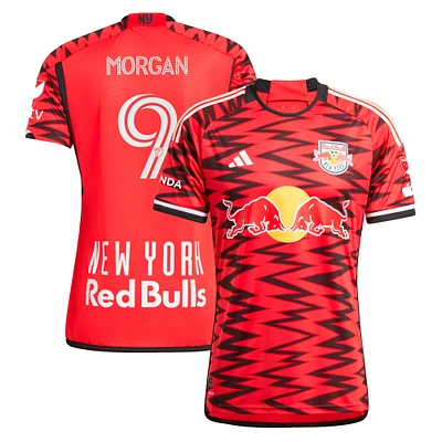Men's adidas Lewis Morgan Red New York Bulls 2024 Legacy Authentic Player Jersey