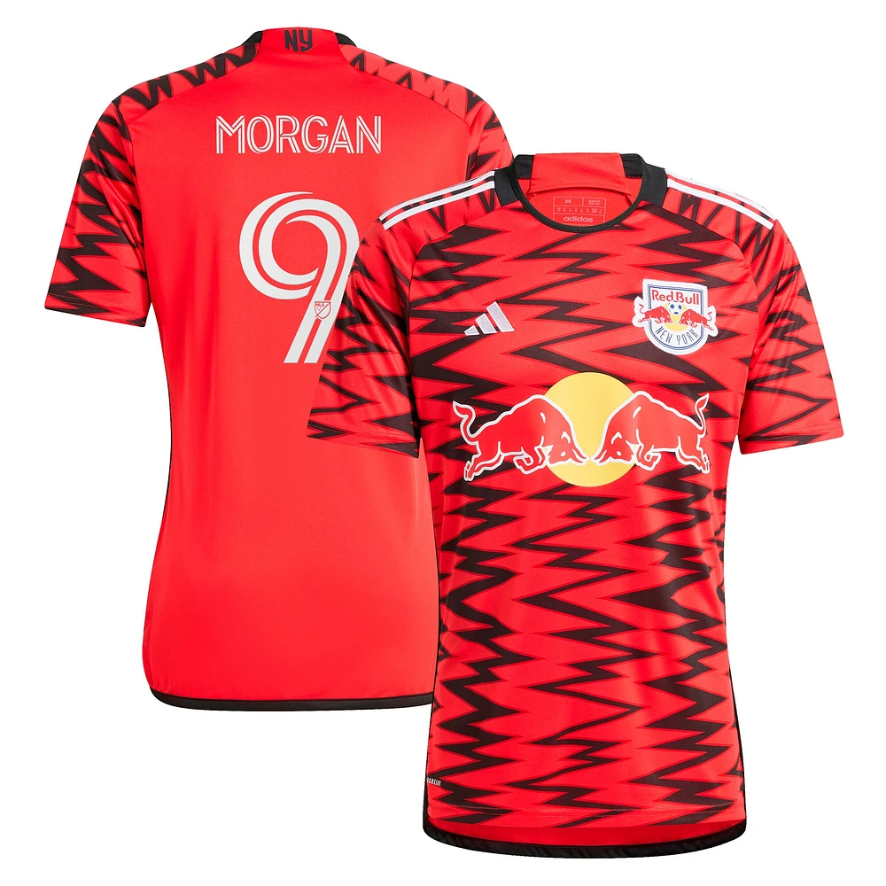 Maillot réplique du joueur adidas Lewis Morgan Red New York Bulls 2024 Legacy pour homme