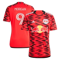 Maillot réplique du joueur adidas Lewis Morgan Red New York Bulls 2024 Legacy pour homme