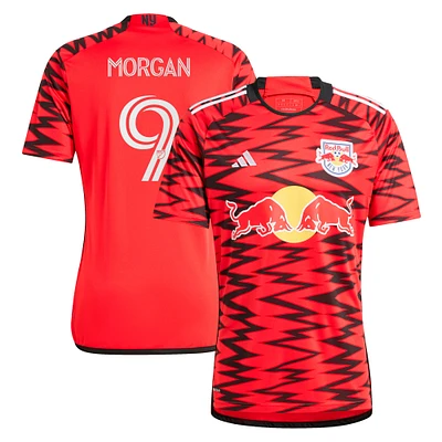 Maillot réplique du joueur adidas Lewis Morgan Red New York Bulls 2024 Legacy pour homme
