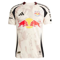 Men's adidas Lewis Morgan Tan New York Red Bulls 2025 Stone Kit Authentic Player Jersey
