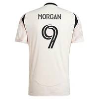 Men's adidas Lewis Morgan Tan New York Red Bulls 2025 Stone Kit Replica Player Jersey