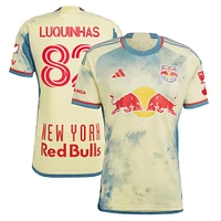 Maillot authentique New York Red Bulls 2023 Daniel Patrick Kit adidas Luquinhas pour homme