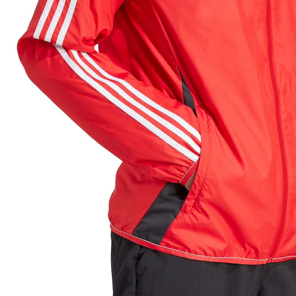 Men's adidas Red/White New York Red Bulls 2025 Anthem Reversible Full-Zip Jacket