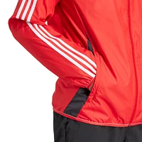 Men's adidas Red/White New York Red Bulls 2025 Anthem Reversible Full-Zip Jacket