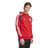 Men's adidas Red New York Bulls 2025 Travel Pullover Hoodie