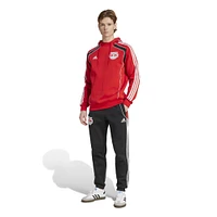 Men's adidas Red New York Bulls 2025 Travel Pullover Hoodie