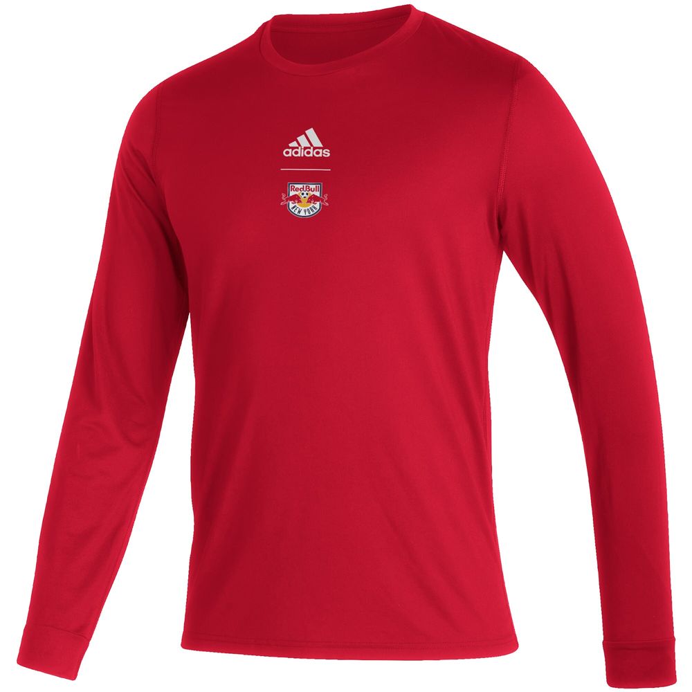 Men's adidas Red New York Bulls Club Long Sleeve T-Shirt