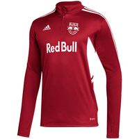 Men's adidas Red New York Bulls Quarter-Zip AEROREADY Training Top